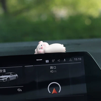 Car ornaments – Ornaments Computer Screen Monitor - sleeping-position-little-pig-glue-included