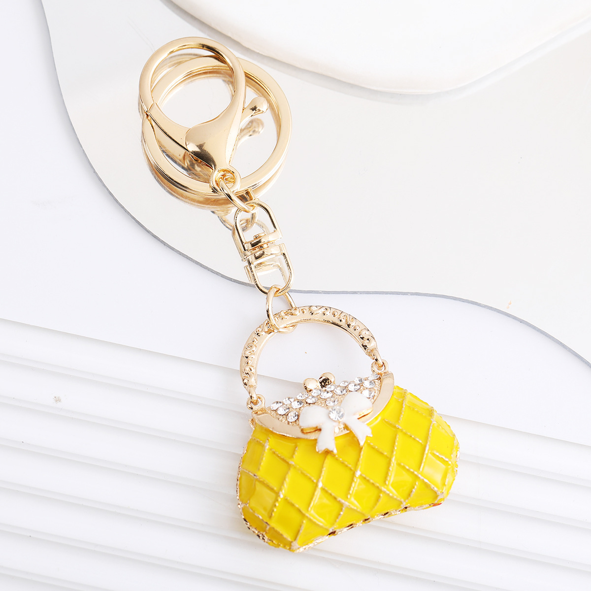 Vintage Luxury Keychain European And American Creative Shiny Keychains, Exquisite Bag-shaped Key Chains, Gift Pendants, Wholesale Zinc Alloy_voghion.com