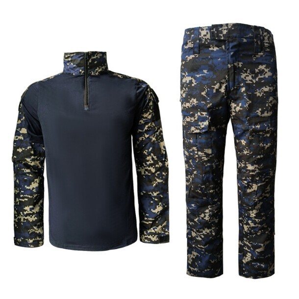 Outdoor Sports G2 Frog Suit Long-Sleeved Suit Spring and Autumn Men's and Women's Long-Sleeved T-Shirt Anti-Scratch Wear-Resistant Pants Work Clothes