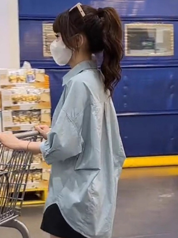 休闲高级感长袖衬衫上衣女款春秋季2025新款洋气时尚宽松减龄衬衣|undefined