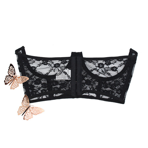 Euro-american style, trendy new foreign trade design—sexy, stylish outerwear waist cincher with lace, sheer mesh, steel boning, and fishbone shaping for a sleek, figure-flattering fit—designed for women.