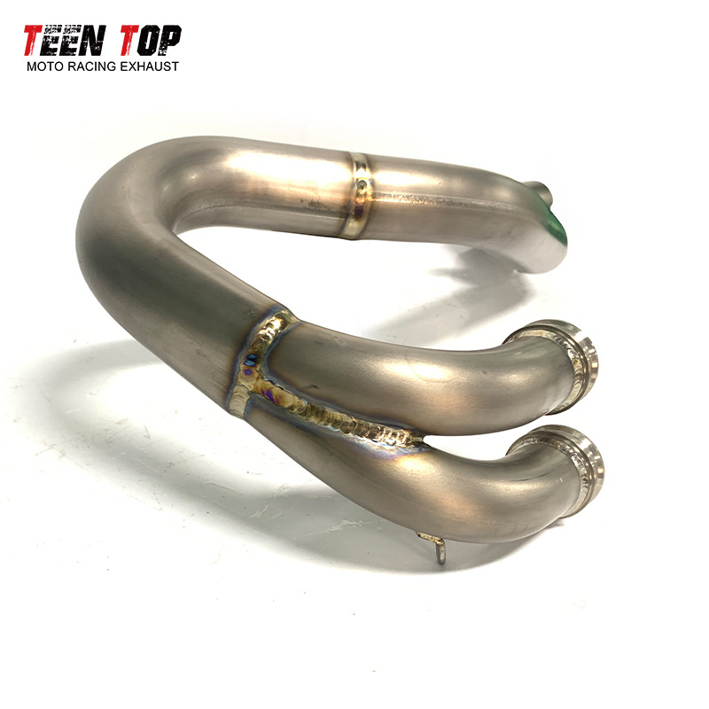 Suitable for four-stroke off-road KTM450SX/SXS/XC titanium alloy motorcycle exhaust pipe modification front section 2004
