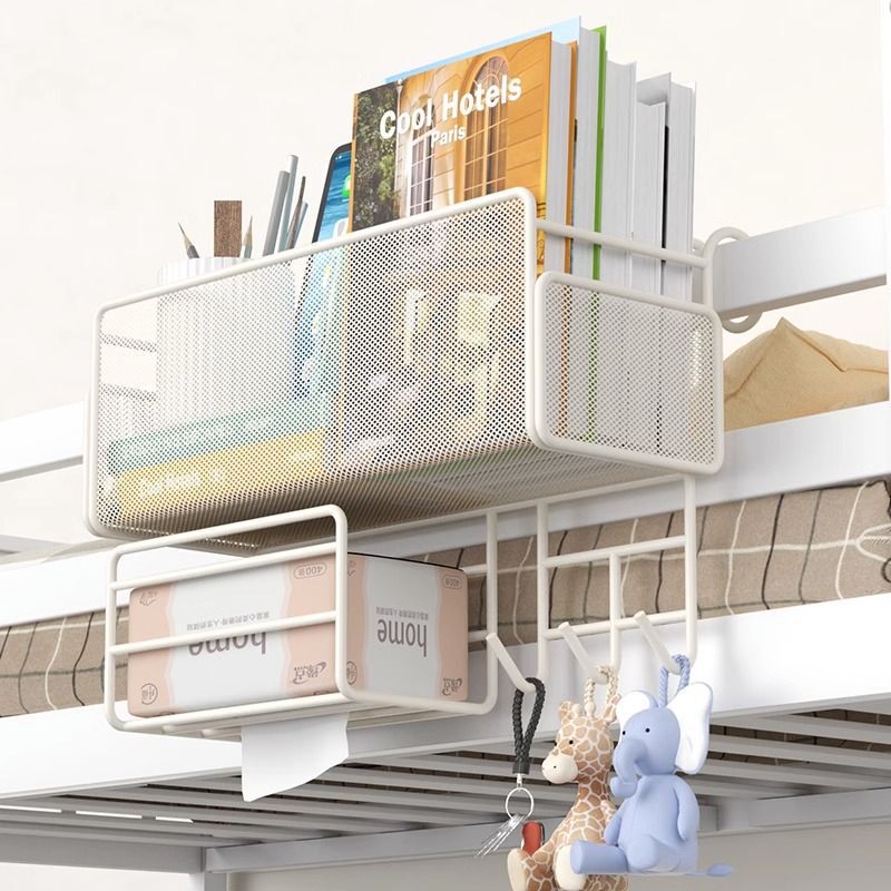 Student Bedside Storage Rack, University Dormitory Artifact, Bed Hanging Basket, Snack Rack, Dormitory Upper Bunk Bathroom Storage Rack