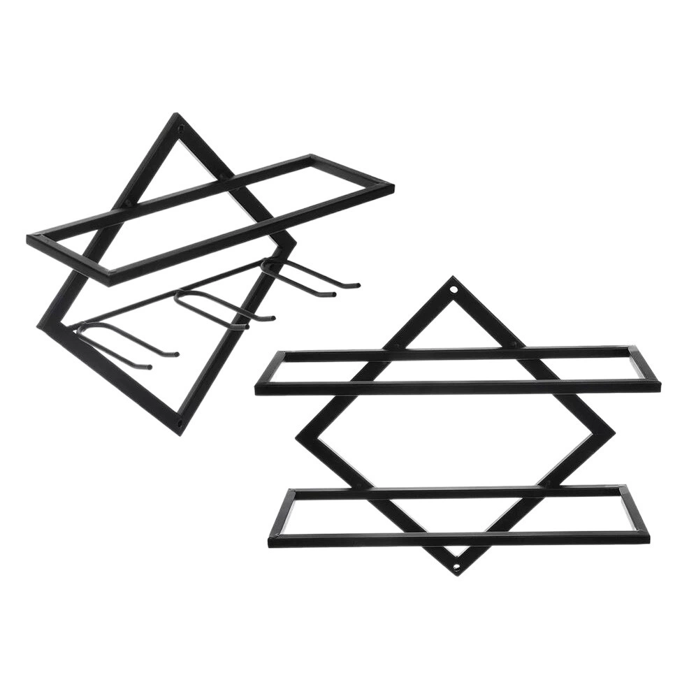 Трансграничная железная Винная стойка простая гостиная настенный держатель для винной чашки Креативный бар настенный подстаканник