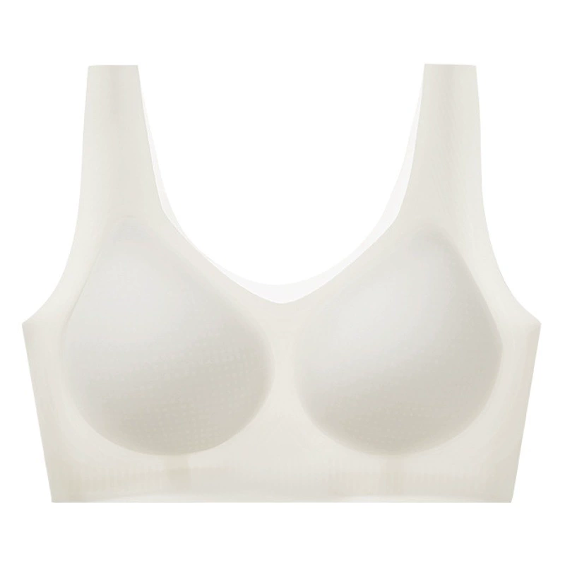 Новинка 2025, бесшовное нижнее белье, женское тонкое летнее нижнее белье с эффектом пуш-ап, мягкая поддержка, беспроводной жилет, стильный дышащий бюстгальтер с красивой спинкой