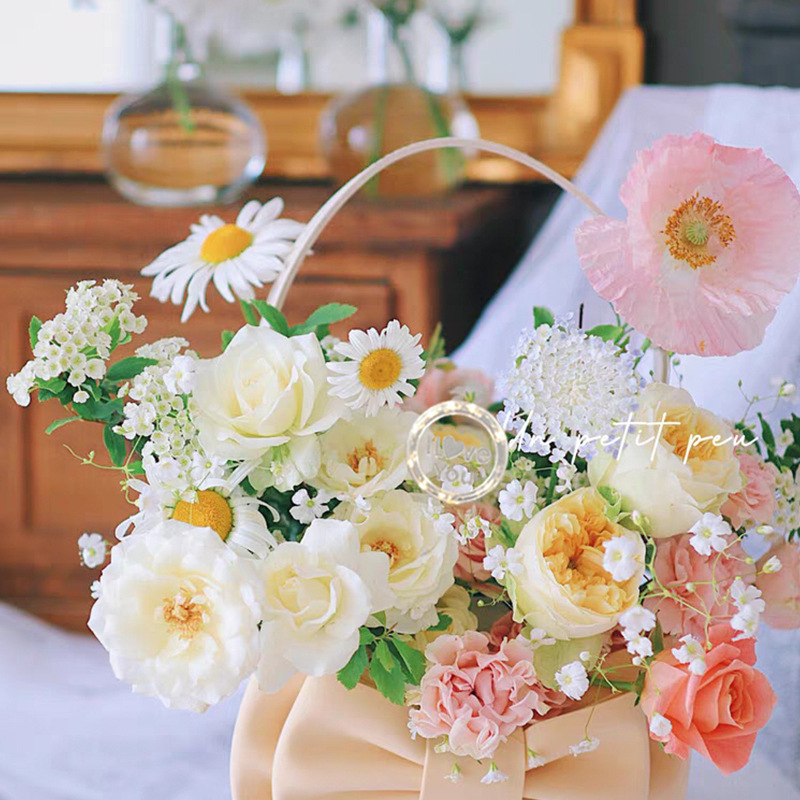 七夕新品 LOVE灯牌花束装饰摆件创意爱情表白灯串diy礼品包花材料