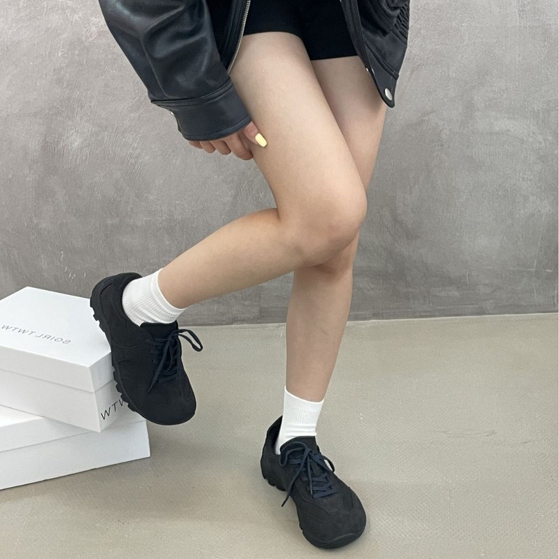 SGIRL TWTW复古平底阿甘德训鞋女2025秋百搭休闲户外赤足运动鞋潮|undefined