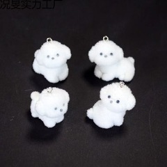 樹脂植毛かわいいアニメ立体子犬卸売りスポット