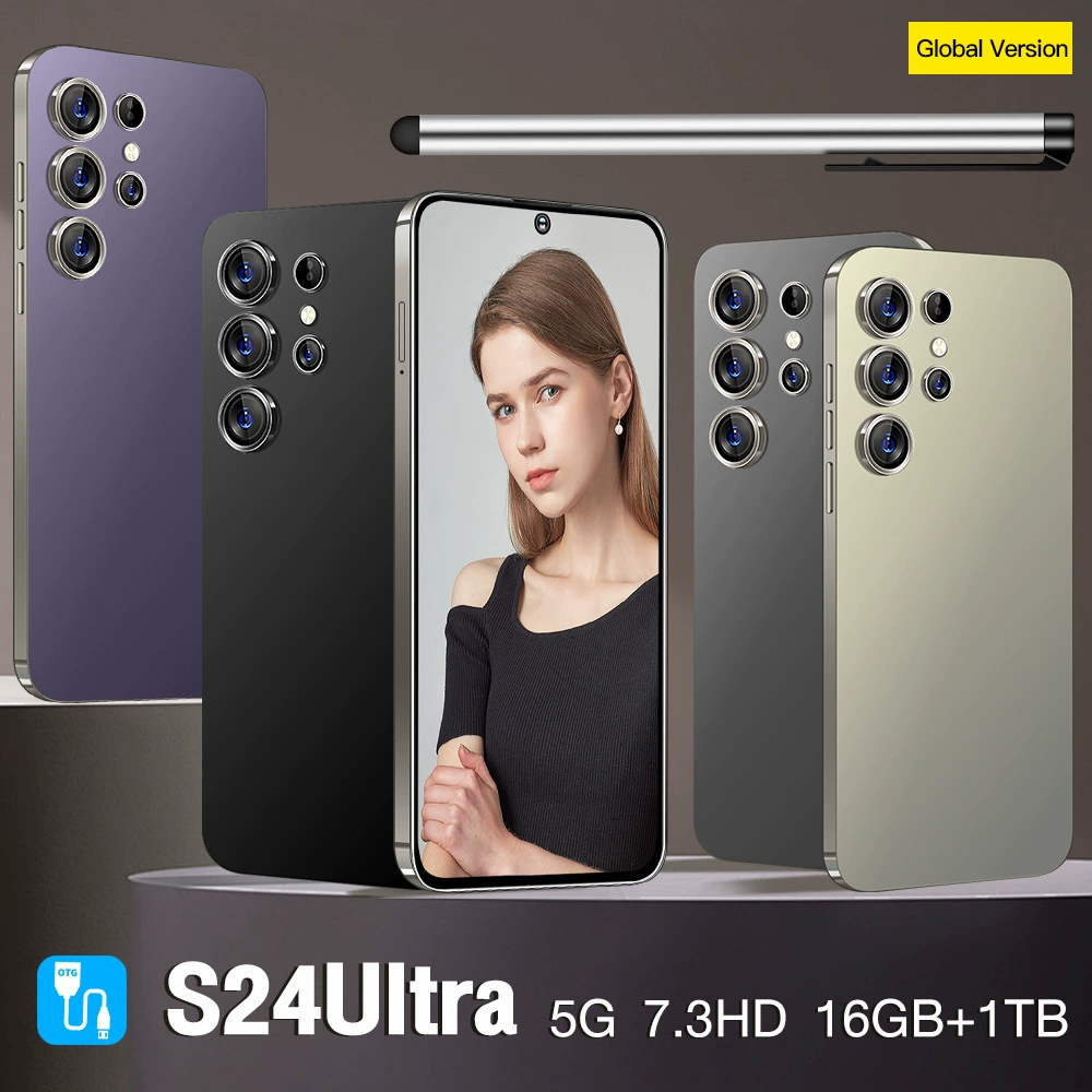 MIQOO S24 Ultra 16GB+1TB, 7.3'' HD, 50MP+108MP Quad Camera, EU/US/AU/UK color variants