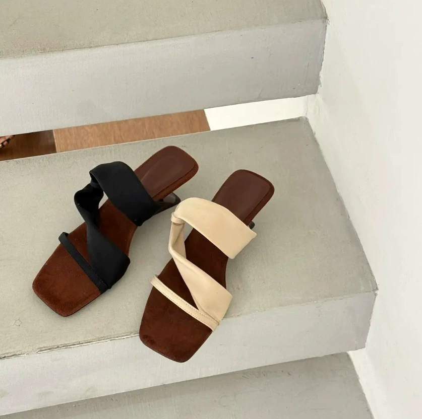 Сланцы? Wait: Slippers high heels, footwear, summer shoes, high sandals, high-quality style