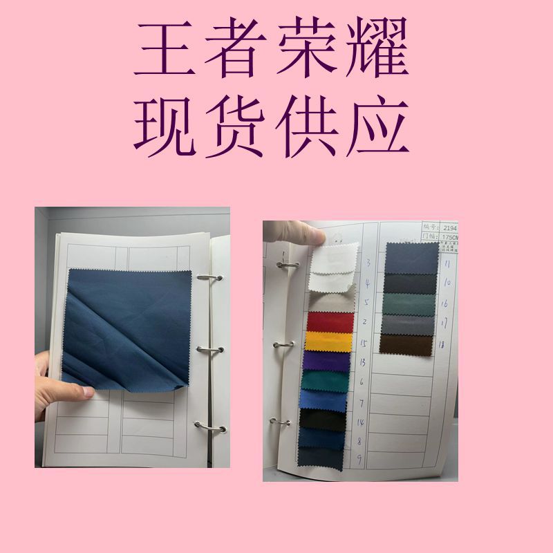 现货供应 王者荣耀 羽绒服 棉服 冲锋衣秋冬面料