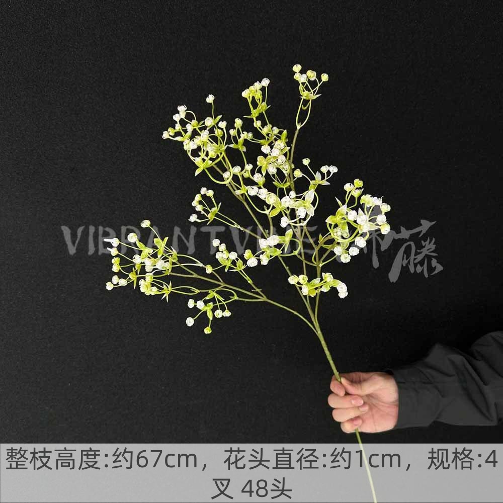 Arreglo de flores de guía de diseño de bodas blanco Arreglo de flores de guía Sala de estar del hotel Decoración de flores falsas Fábrica de flores artificiales al por mayor