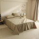 Japanese style unprinted 100 cotton single product sanding bed sheet good solid color medium thick long staple cotton bedspread autumn and winter bed sheet