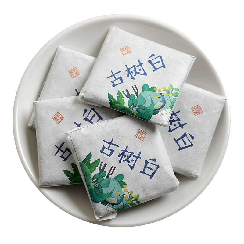 批发云南茶叶 白茶 古树白茶 8g小方砖 蜜香大叶种茶 源头厂家