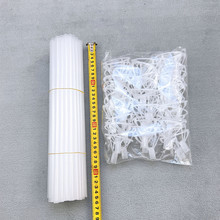 新款网红波波球拖杆70cm80CM1米加厚加长透明杆子杯棒包邮