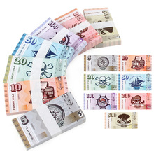 跨境海盗纸币玩具酒吧硬活动舞台装饰派对纸币道具钱币游戏万圣节