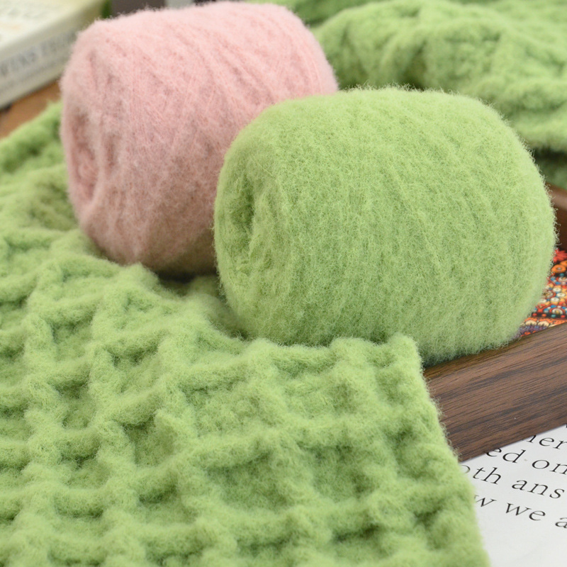 Mousse 6-Strand Ultra-Soft Cloud Yarn, Soft and Skin-Friendly, for Scarves, Hats, Sweaters, DIY Handmade Yarn, Cross-Border
