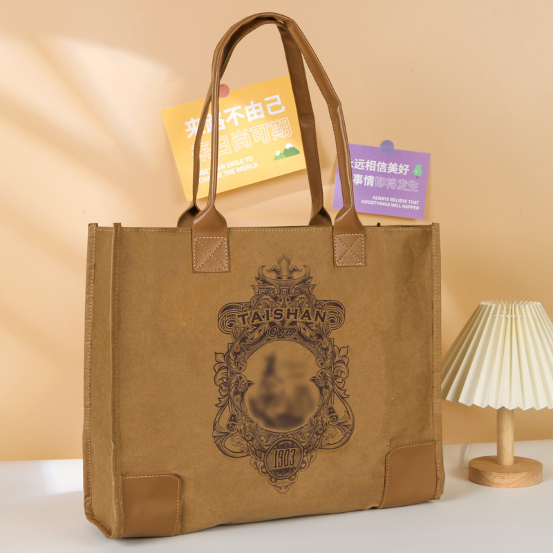 Kraft Paper Bag Thickened Clothing Store Shopping Bag Tea Portable Paper Bag Formulation Cosmetic Kraft Paper Bag Kraft Paper Bag Thickened Clothing Store Shopping Bag Tea Portable Paper Bag Formulation Cosmetic Kraft Paper Bag