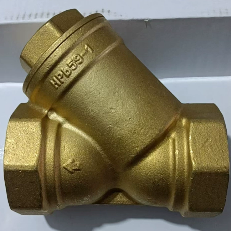 Клапан водоснабжения и водохозяйственного водоснабжения GL11H-16T Латунный фильтр Клапан управления водохозяйственным водоснабжением Медный клапан Фильтрующий клапан