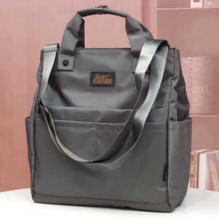 High-End Texture! Counter Genuine Backpack, Satchel Shoulder Crossbody Backpack, Waterproof Large Capacity Travel Computer Bag