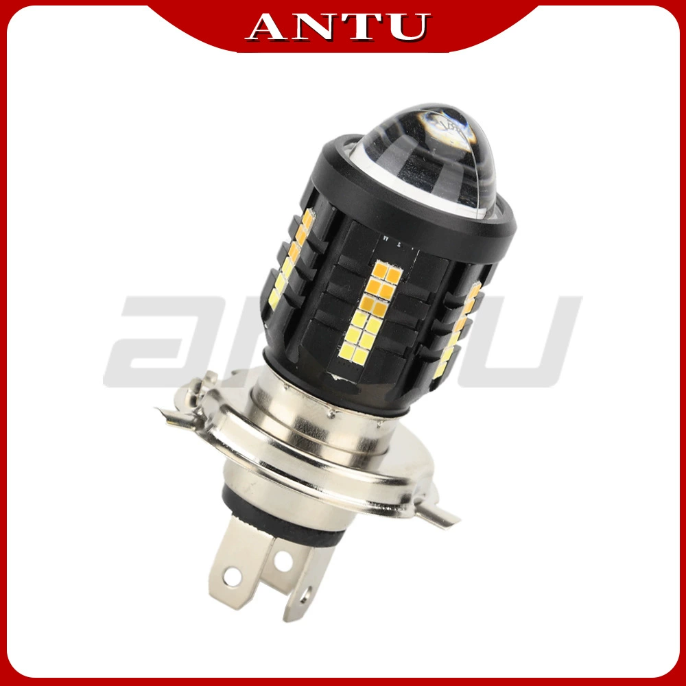 Мотоцикл фары H4 три когтя H6 белый желтый электрический свет дальний и ближний свет