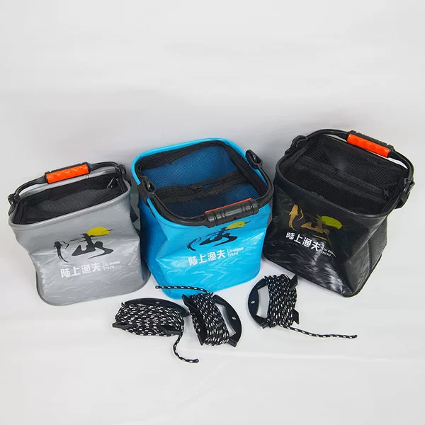 Multi-Purpose Fishing Bucket, Thickened Eva Folding Water Bucket, Fishing Water Bucket Wholesale, Outdoor Water Bucket, Fishing Gear