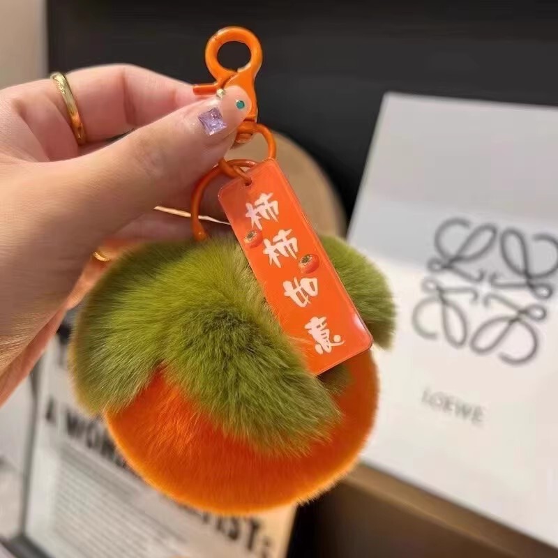 オレンジ 幸運 かわいい 本物の小さなオレンジ キーホルダー 新年に良いことが起こる ぬいぐるみ ペンダント ギフト ペンダント|undefined
