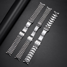 Q 76090 Stainless steel three bead watch strap �����������