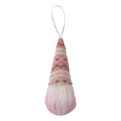 Creative Knitted Santa Christmas Decoration Accessories, Faceless Old Man Doll Ornament