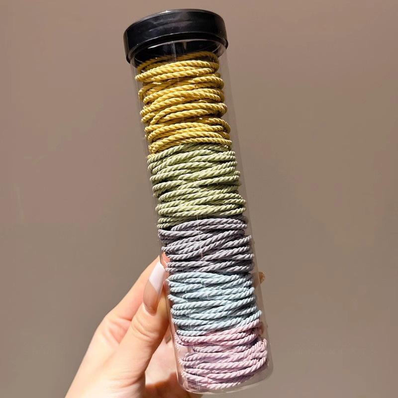 Cauda de caballo alta cuerda de cabello mujer 2025 nuevo cabello anillo de cabello de alta elasticidad elástica duradera no daña cabello cuerda de cabello tocado