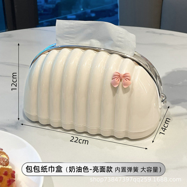 [Shake Sound Explosions] Marshmallow Tissue Box Living Room High-end ...