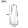Small water drop vase (transparent) (non-cut)