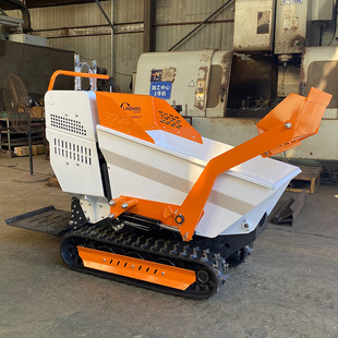 Crawler Dump Truck Climbing Loading and Unloading Breeding Self-Loading Hydraulic Small Transport Vehicle Farm All-Terrain
