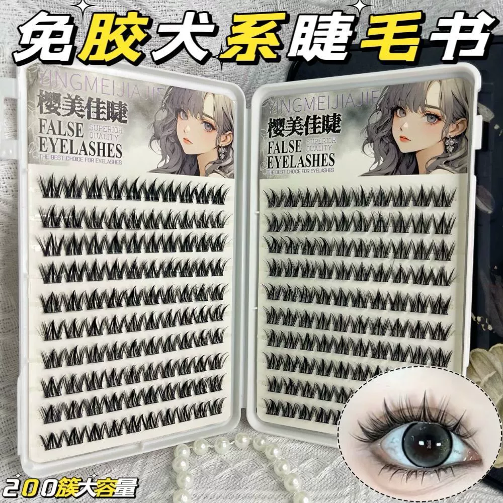 False Eyelashes, mixed capacious sets, custom European style, glue-free options