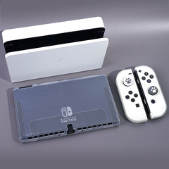 switch oled transparent frosted soft case anti-slip and anti-sweat game console protective case ns accessories TPU material