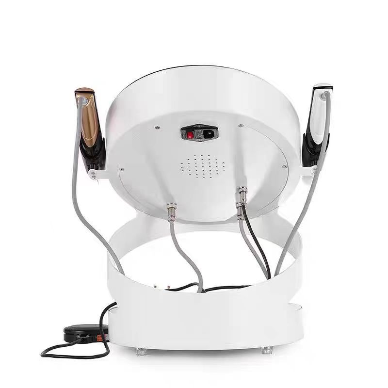 2 - en - 1 instrumento de belleza de plasma para la impresión de agujeros de acné de manchas ligeras, desvanecimiento de rayas finas, dispositivo antienvejecimiento superconductor no invasivo de ozono