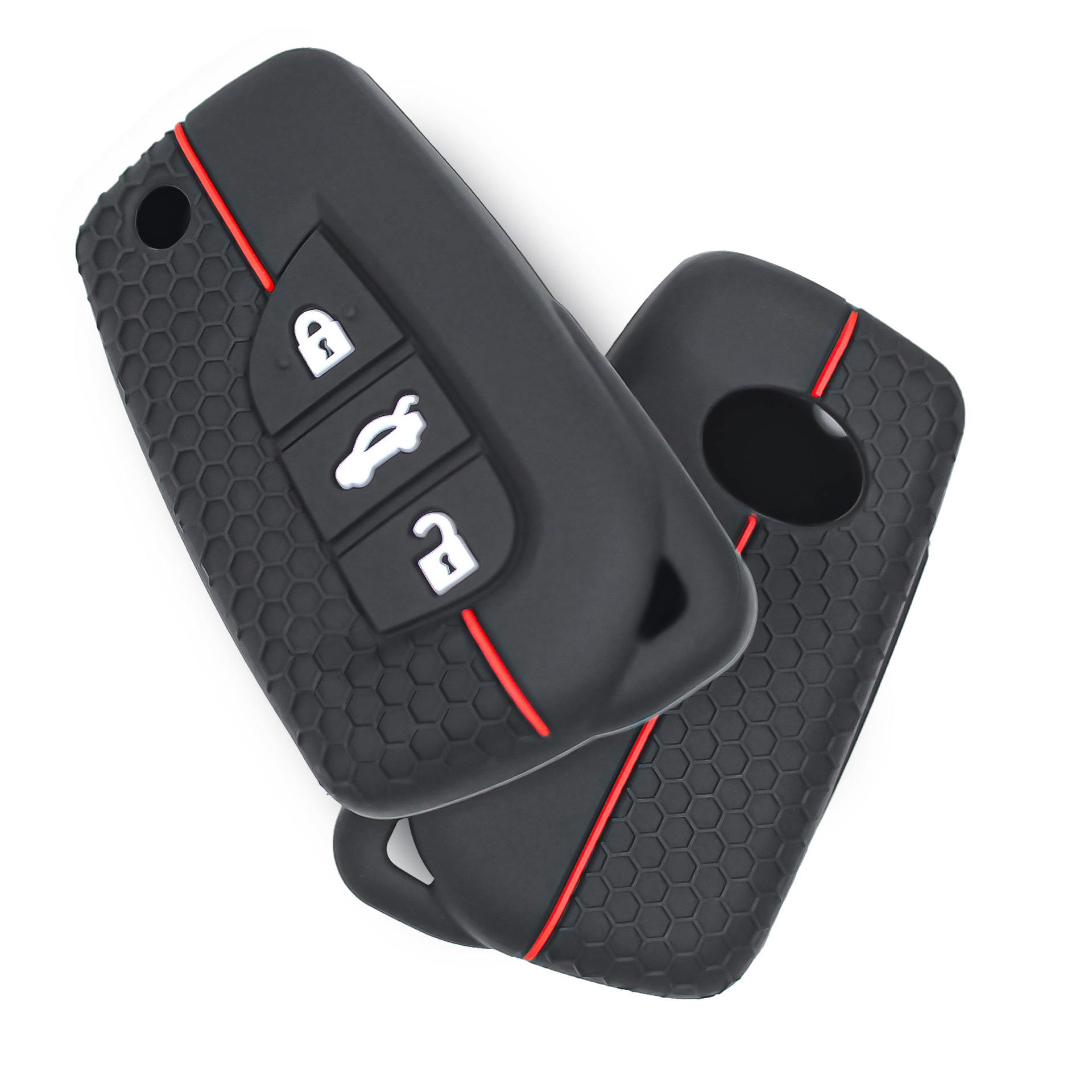 Suitable for Toyota Camry Highlander Prius car key set 4000 crown silicone all-inclusive remote control bag