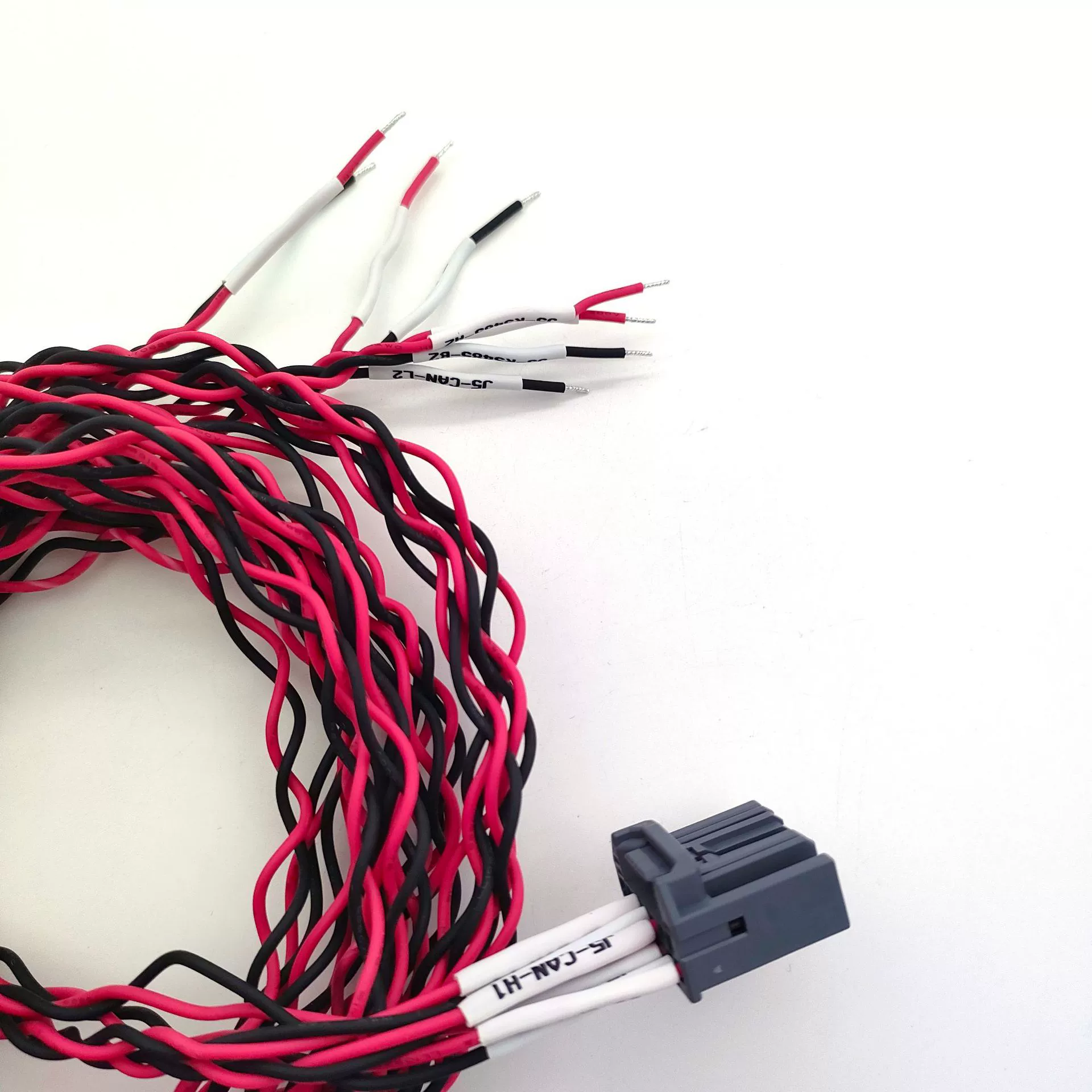 Пользовательский красно-черный twisted pair коммуникационный линийный терминал разъем жгут кабель электроприборов