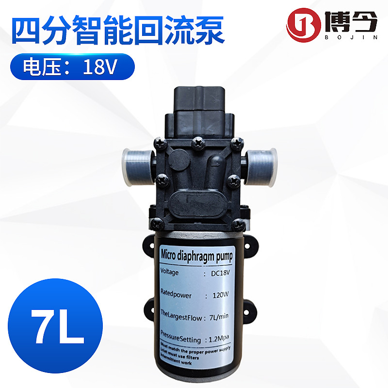 120W四分智能泵回流泵18V24V48V管道増压G1/2高压喷雾器泵西班牙