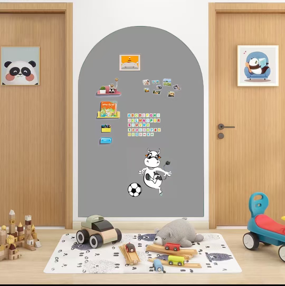 Graffiti grueso película de pared arco de modelado nuevo pegatina magnética pegatina de pizarra para niños hogares enseñanza graffiti pizarra magnética image 6