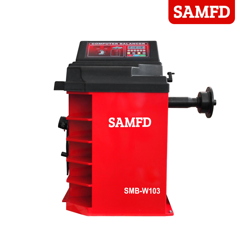 Máquina automática de equilibrio dinámico infrarrojo láser, equilibrador de neumáticos de automóvil pequeño y mediano, equipo de mantenimiento de automóviles para SUV de automóvil