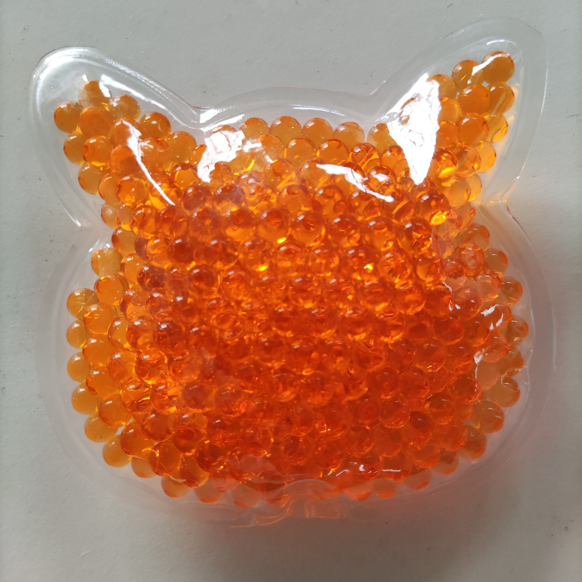 Large 12cm Cute Cat Head Beauty Rehabilitation Warm Health Care Cold and Hot Compress Children's Toy Gel Round Bead Ice Bag