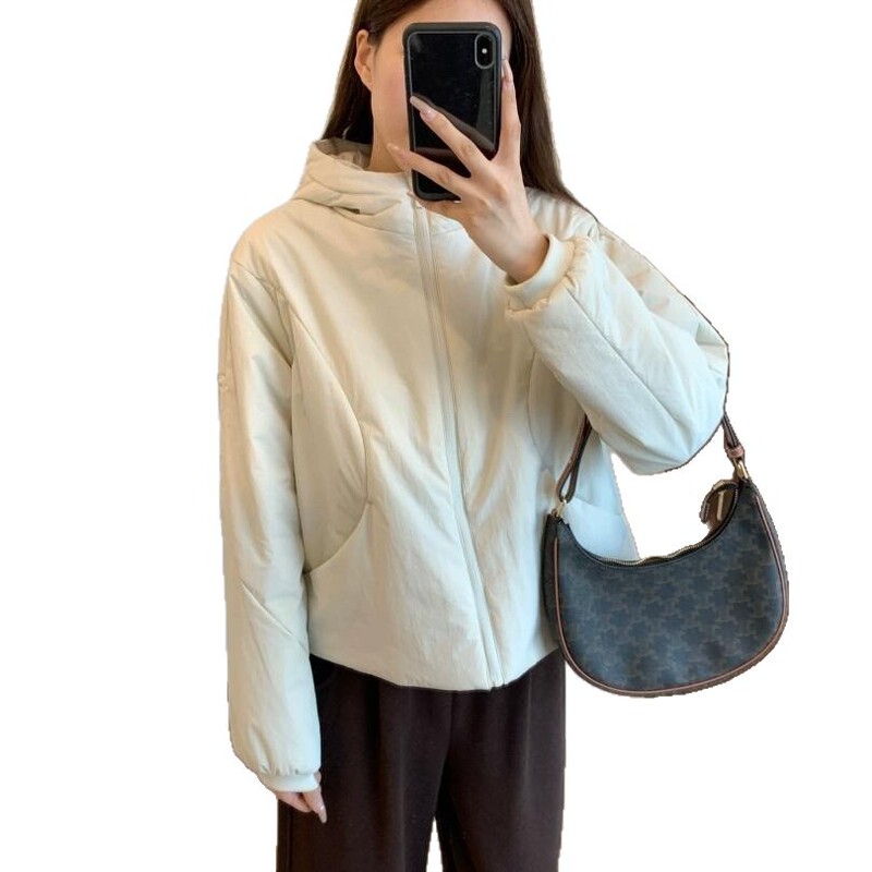 lu家棉服跑步健身连帽棉衣轻量化防风夹克宽松保暖显瘦lulu外套女|undefined