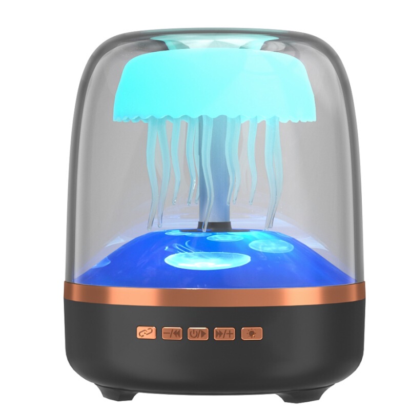 クロスボーダー新ガラス 4 世代クリエイティブクラゲ RGB ランプデスクトップサブウーファーホワイトノイズ Bluetooth スピーカーギフトオーディオ|undefined