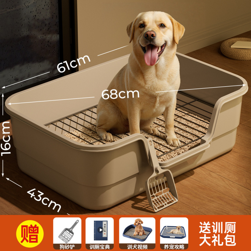犬トイレの特大サイズの防外はね高フェンス犬尿盆の正口小型犬タブレットペット用品メーカー代発|undefined