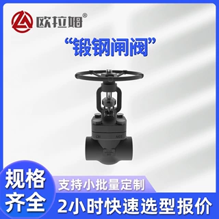 美标锻钢闸阀 口径11/2” 手动焊接连接 密封性好 欧拉姆厂家供应