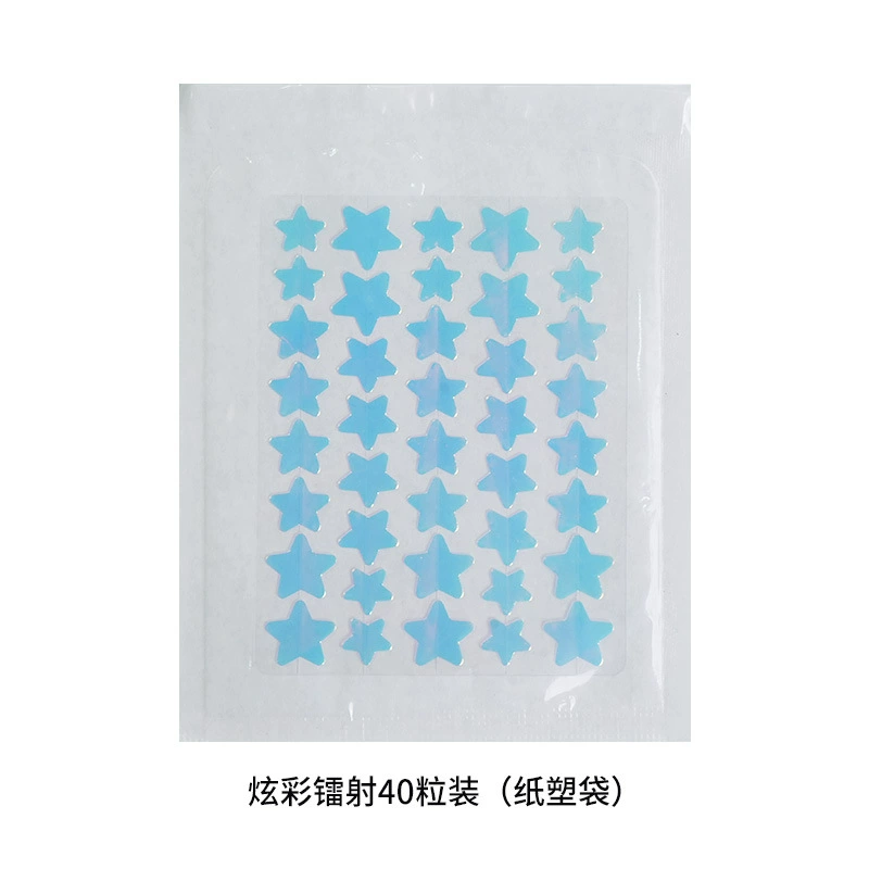 Acne Patch Hydrocolloid Star Stickers, Glitter & Tea-Tree Options, 8–48 pcs