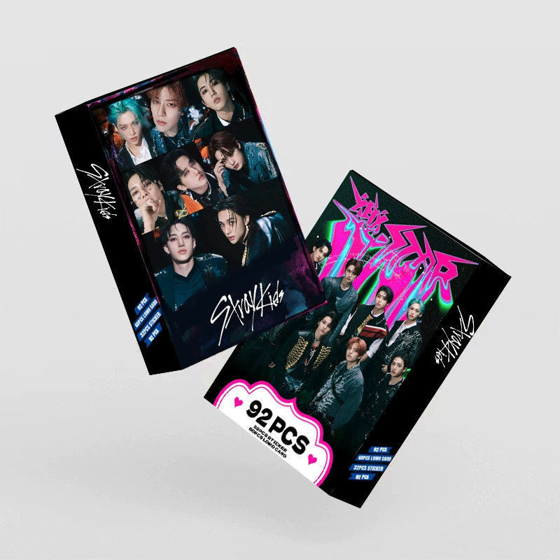 92PCS LOMO карта StrayKids новый альбом Le-Star фотокарточка, патчинг, лазерная коробка, коллекционная карта