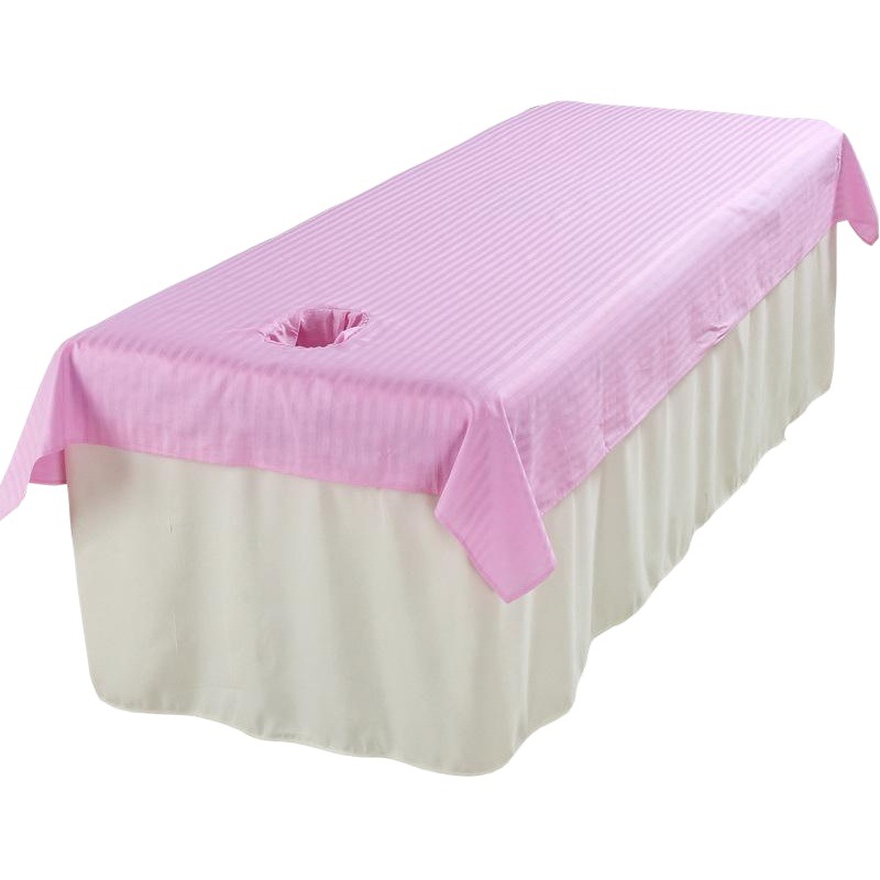 Beauty bed sheets cotton white encryption massage massage health club beauty salon special cotton wholesale with holes