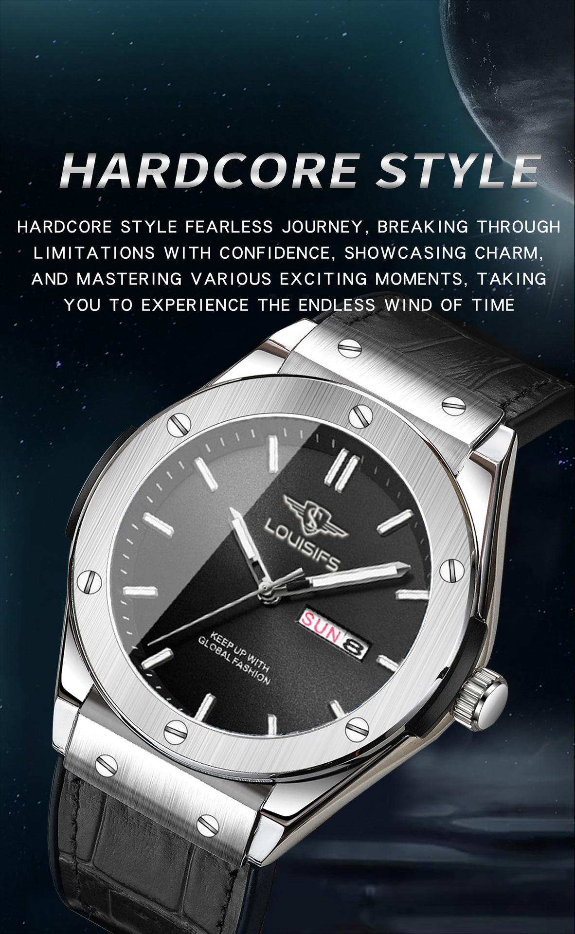 Men's Mechanical Watch Yubo Series Automatic Waterproof Fashion_voghion.com